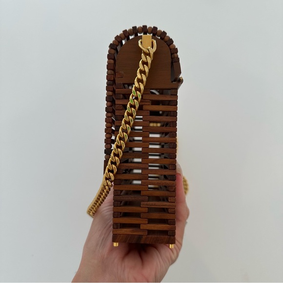 SOLD 🚫SAINT LAURENT Wood Kate Box Bag - Picture 10 of 17